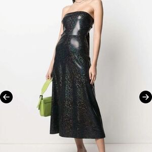 SAKS POTTS Vestido Jepska negro exclusivo de Saks Potts SSENSE SIZE 1